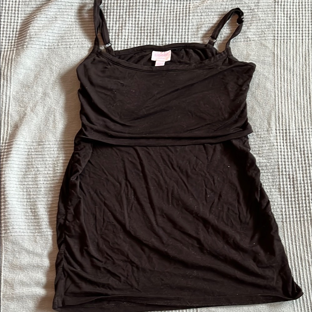 Boob design nursing tank